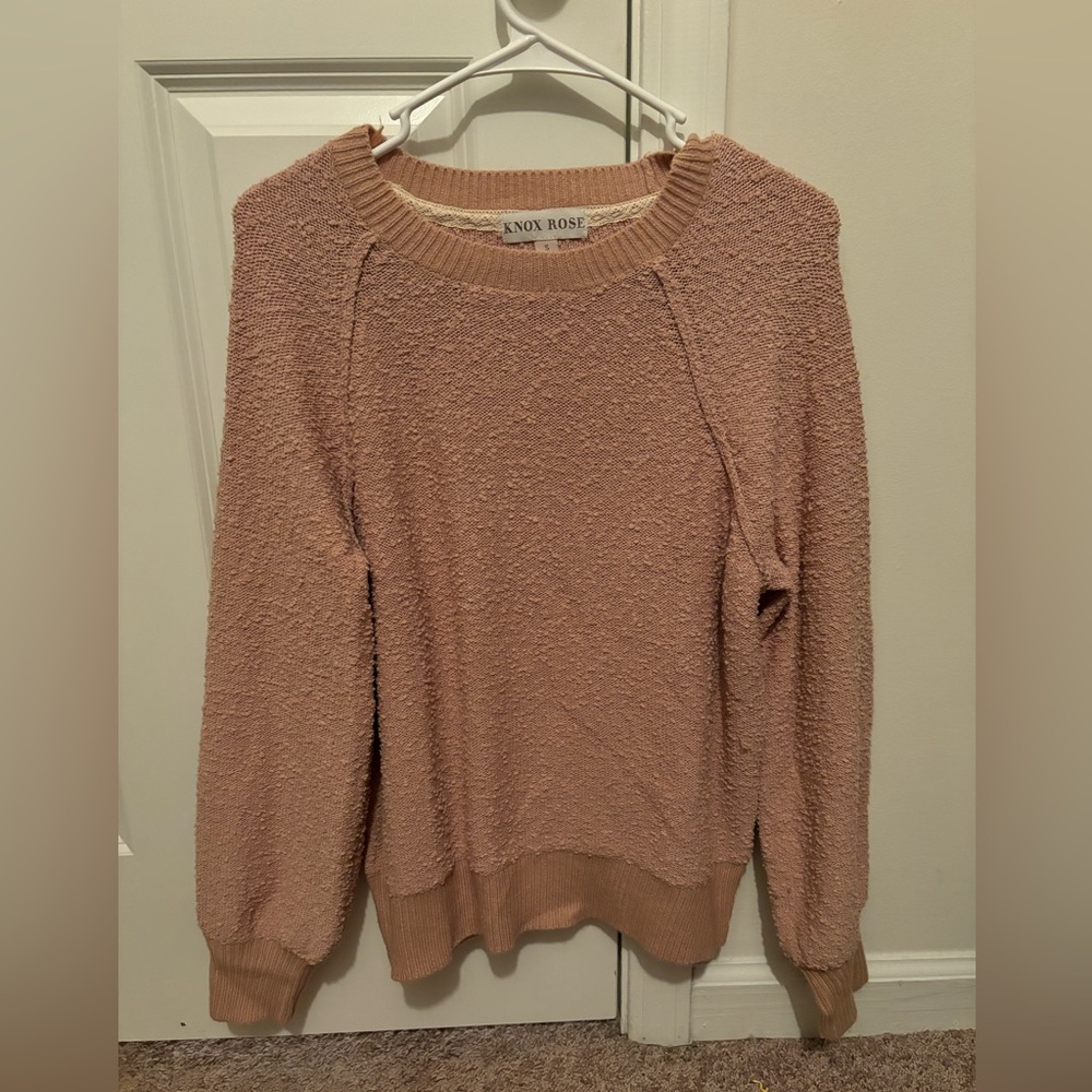 Knox Rose sweater pink size small
